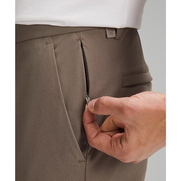 NWT $128 Lululemon ABC Classic-Fit 5Pkt Pants Trouser Warpstreme In Nomad 38x32 - Picture 4 of 9